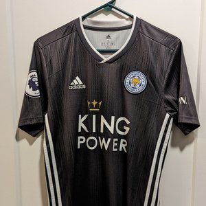 2019/20 adidas Leicester City Grey Away Shirt LCFC with sleeve patches